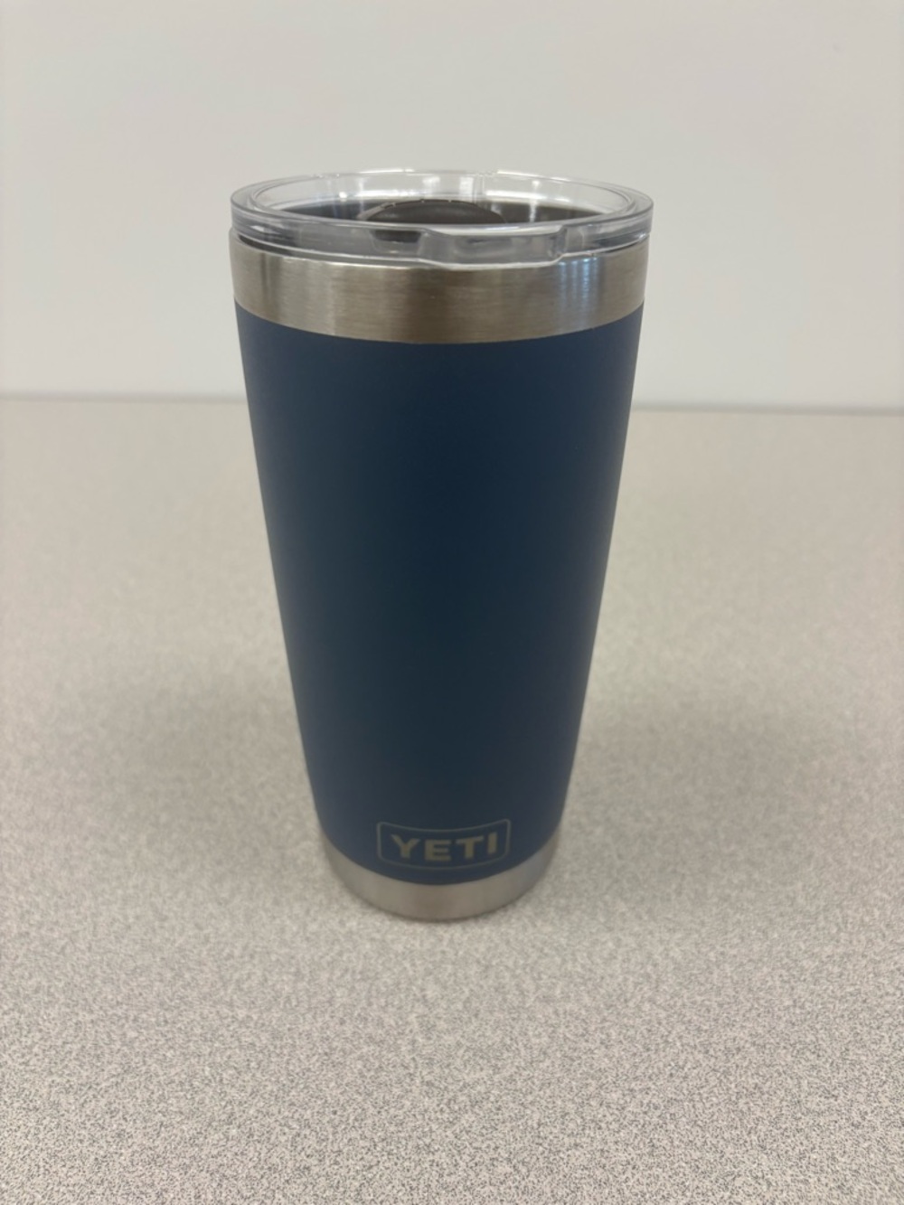 YETI Rambler 20 oz Tumbler Navy Blue w/ MagSlider Lid Insulated Stainless Steel